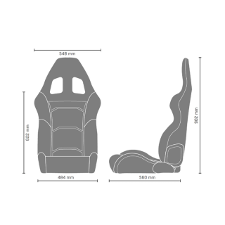 Fotel Sparco R500 Torino czarny