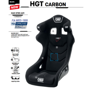 Fotel OMP HGT FIA 8855-1999