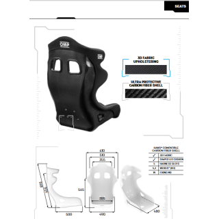 Fotel OMP HGT FIA 8855-1999