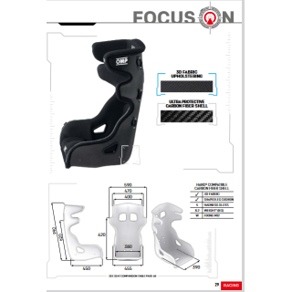 Fotel  OMP HTE EVO 2 Carbon FIA 8855-2021