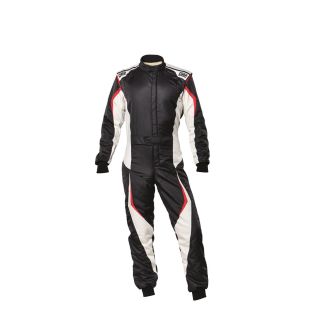 Kombinezon OMP TECNICA EVO FIA 8856-2018 czarno-biały