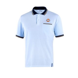 Koszulka Polo Sparco Gulf z kieszonką błękitna