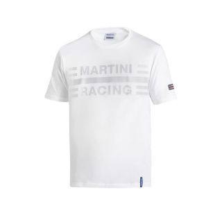 Koszulka T-shirt Sparco Martini Racing Big Logo biała