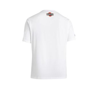 Koszulka T-shirt Sparco Martini Racing Top Stripes biała