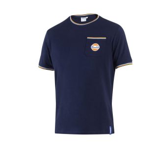 Koszulka T-shirt Sparco Gulf z kieszonką granatowa