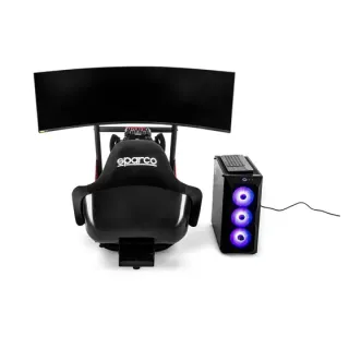 Sparco Evolve Pro GP Rig II Sim Racing Cockpit czarny