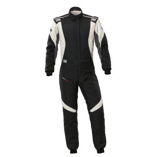 Kombinezon OMP FIRST EVO 2025 FIA 8856-2018 czarno-biały
