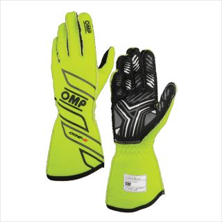 Rękawice OMP One-S 2025 FIA 8856-2018 żółte