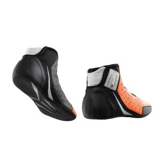 Buty OMP One Evo X R FIA 8856-2018 pomarańczowo-antracytowe