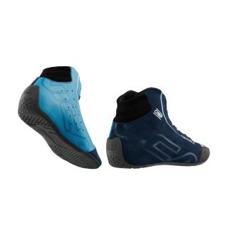 Buty OMP Tecnica 2025 FIA 8856-2018 granatowo-błękitne