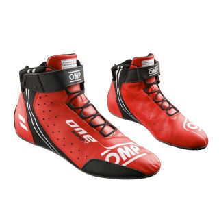 Buty OMP ONE EVO X FIA 8856-2018 czerwone