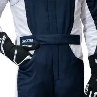 Kombinezon SPARCO SPRINT ADVANCED FIA 8856-2018 granatowo-biały