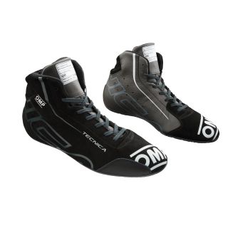 Buty OMP Tecnica 2025 FIA 8856-2018 czarno-antracytowe
