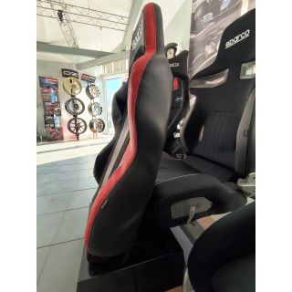 Fotel biurowy SPARCO TROOPER – czarno-czerwony