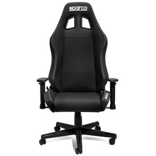 Fotel biurowy Sparco Coach czarno-biały