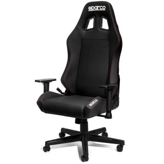 Fotel biurowy Sparco Coach czarno-czerwony