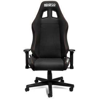 Fotel biurowy Sparco Coach czarno-czerwony