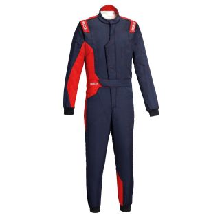 Kombinezon Sparco Sprint Advanced Asymetrical FIA 8856-2018 granatowo-czerwony