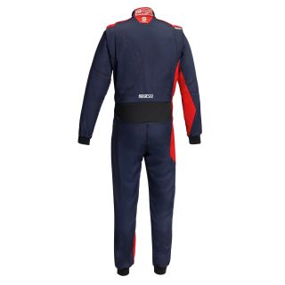 Kombinezon Sparco Sprint Advanced Asymetrical FIA 8856-2018 granatowo-czerwony