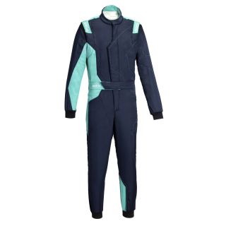 Kombinezon Sparco Sprint Advanced Asymetrical FIA 8856-2018 granatowo-błękitny