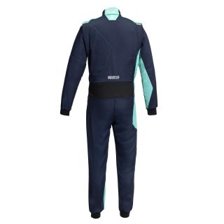 Kombinezon Sparco Sprint Advanced Asymetrical FIA 8856-2018 granatowo-błękitny