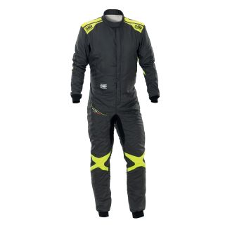 Kombinezon OMP One Evo Air FIA 8856-2018 szaro-żółty