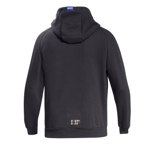 Bluza z kapturem Sparco Lancia HF Heritage Stratos czarno-zielona