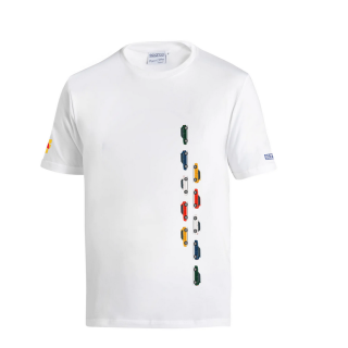 Koszulka T-Shirt Sparco HF Delta Collections biała