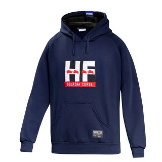 Bluza z kapturem Sparco Lancia HF Squadra Corse granatowa