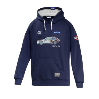Bluza z kapturem Sparco Lancia Delta S4 Martini Racing granatowa