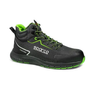 Buty Sparco Traction-H Naoki S3S ESD czarno-zielone fluo