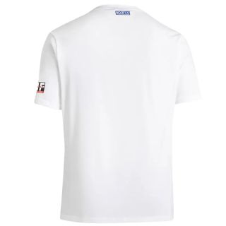 Koszulka T-Shirt Sparco Lancia HF Fulvia biała