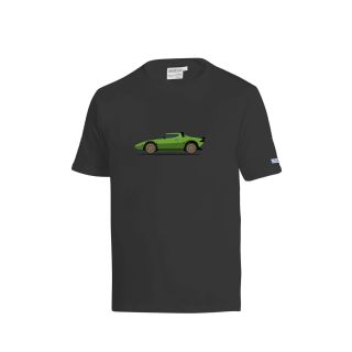 Koszulka T-Shirt Sparco Lancia HF Heritage Stratos czarna