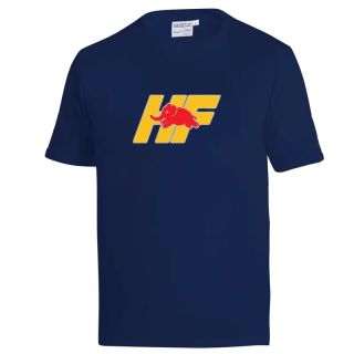 Koszulka T-Shirt Sparco Lancia HF Yellow granatowa