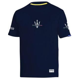 Koszulka T-Shirt Sparco Maserati Corse granatowa