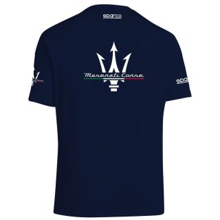 Koszulka T-Shirt Sparco Maserati Corse granatowa