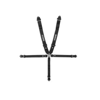 Pasy bezpieczeństwa Sparco CLUB H-4R 2", 5-pkt czarne