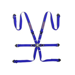 Pasy bezpieczeństwa Sparco COMPETITION H-2 PD Martini Racing 2", 6-pkt niebieskie