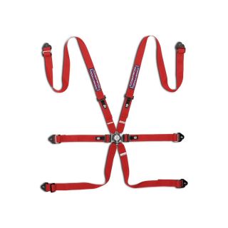 Pasy bezpieczeństwa Sparco COMPETITION H-2 PD Martini Racing 2", 6-pkt czerwone