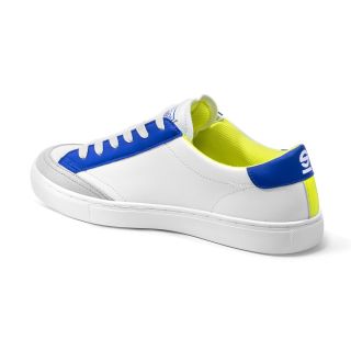 Buty SPARCO S-TIME - biało-niebiesko-żółte