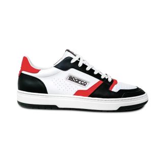 Buty SPARCO S-URBAN - biało-czarno-czerwone