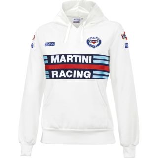 Bluza damska z kapturem SPARCO LADY MARTINI RACING - biała