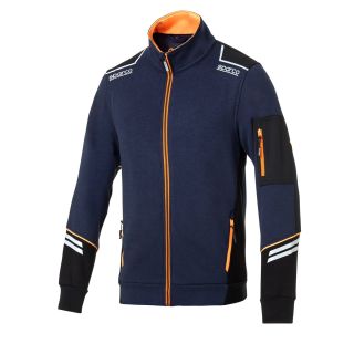 Bluza rozpinana SPARCO TECH ALABAMA - granatowo-pomarańczowa