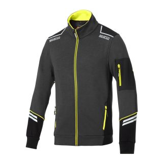 Bluza rozpinana SPARCO TECH ALABAMA - szaro-żółta