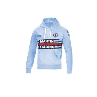 Bluza z kapturem SPARCO MARTINI RACING - błękitna