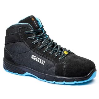 Buty SPARCO HORIZON-H ESD S3S SR FO - czarno-błękitne