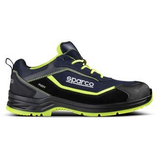 Buty SPARCO INDY BALTIMORA ESD S3S SR FO LG - granatowo-żółte