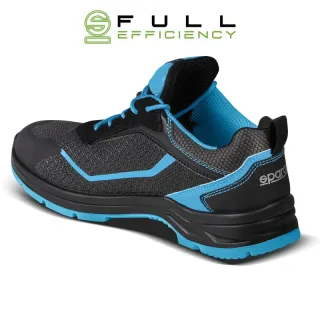 Buty SPARCO INDY-E ASTER ESD S3S SR FO LG - czarno-błękitne