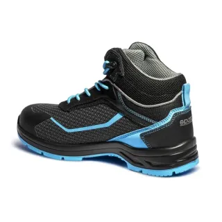 Buty SPARCO INDY-HE SUNNY  ESD S3S SR LG - czarno-błękitne