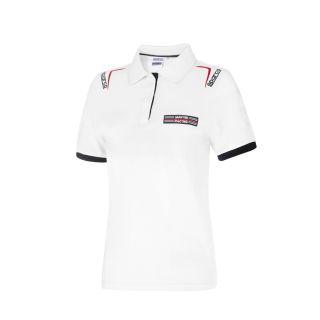 Koszulka polo damska SPARCO MARTINI RACING LADY - biała
